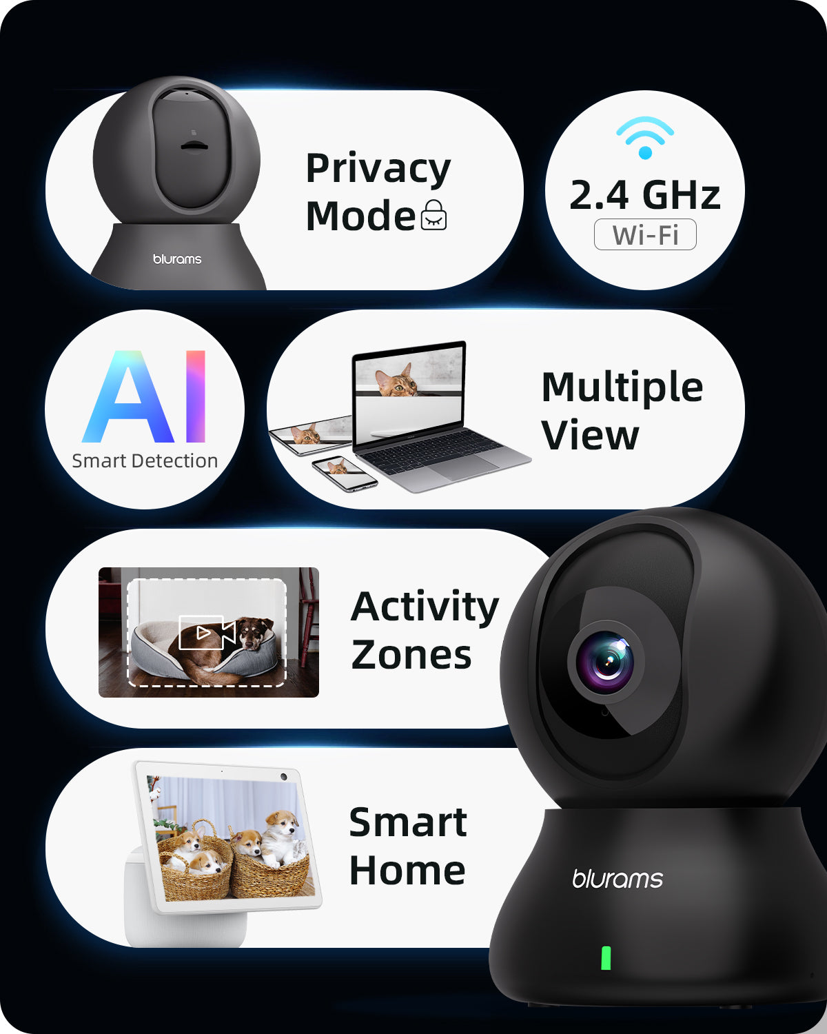 2K Pet 360° Camera - 6