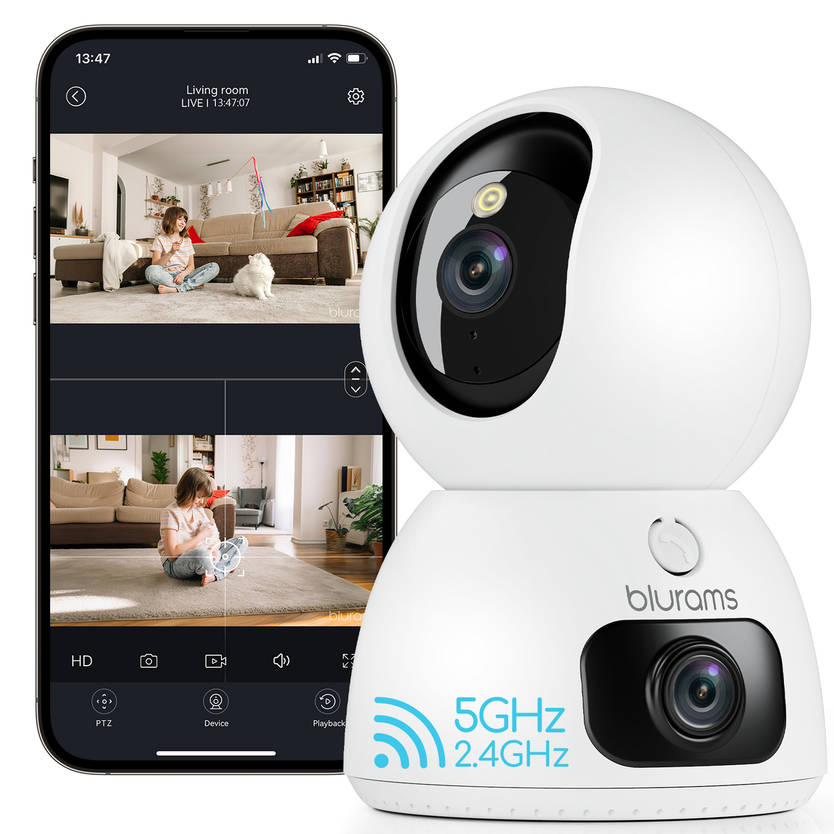 2K FHD Dual Lens Camera - 1
