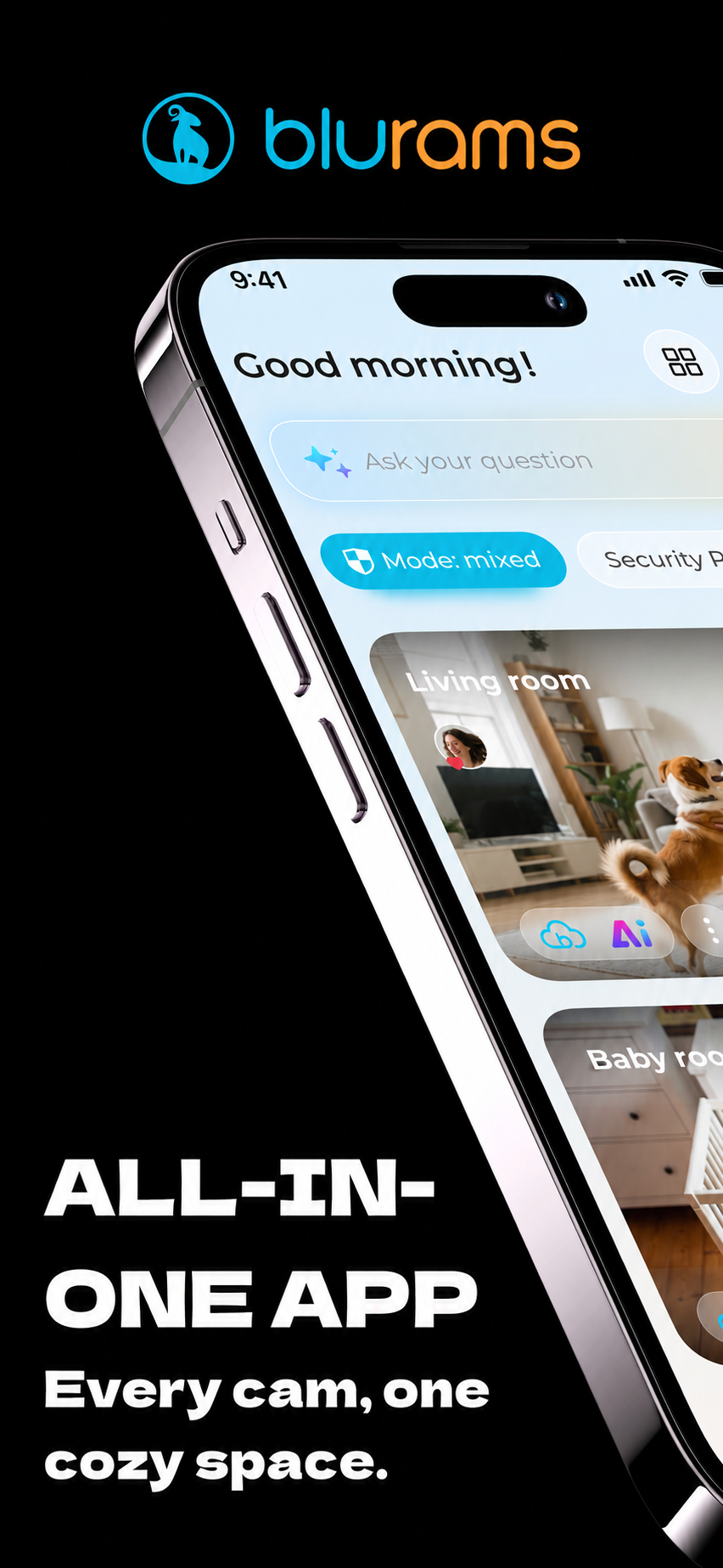 Blurams cloud app