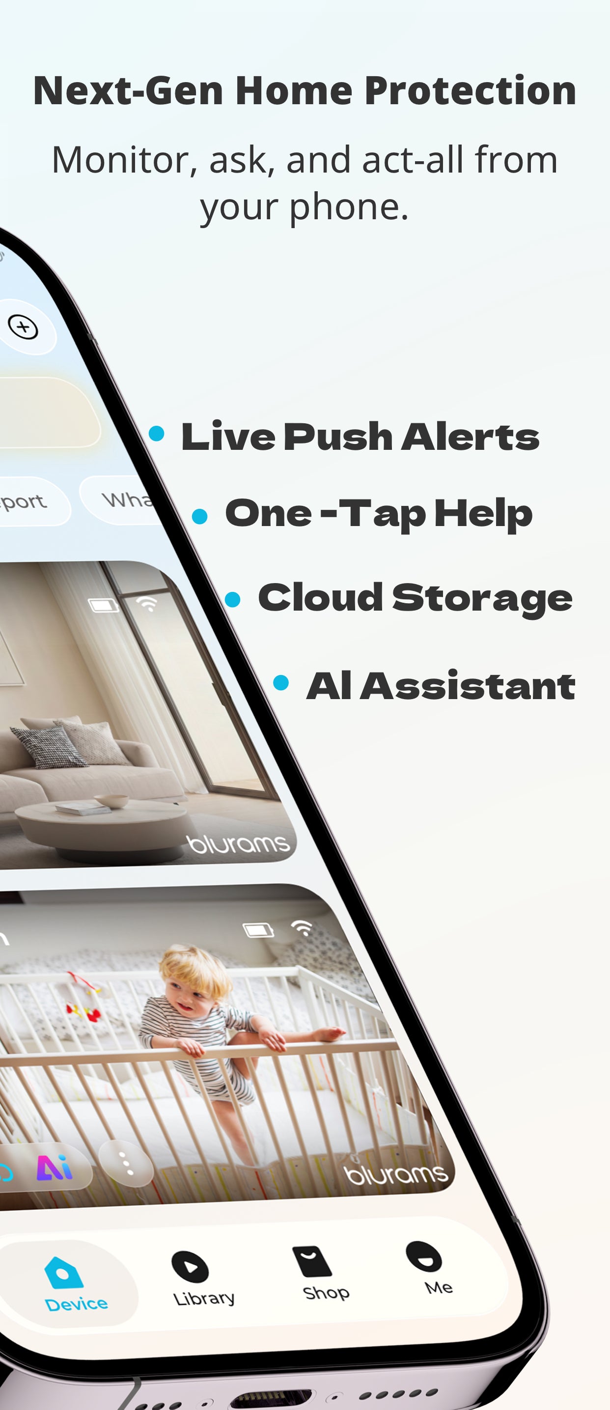 Blurams device